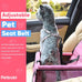 petbobi pet car booster seat for small dogs portable breathable bag with seat belt safety stable travel