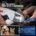 2-in-1 dog & cat nail clippers with light, sharp blade, painless quiet pet nail claw trimmers for small medium large pets