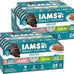 IAMS Perfect Portions Indoor Adult Grain Free Wet Cat Food Pate, Turkey and Salmon Recipe, 2.6 oz. Twin-Pack Trays (12 Count, 24 Servings) (Pack of 2)