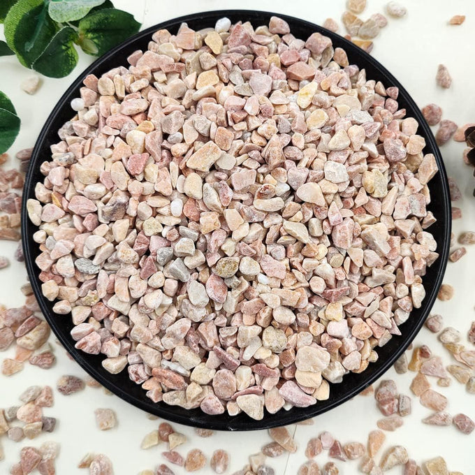yizm 2lb succulent cactus gravel pebbles natural decorative polished stones 1/5 inch mixed color