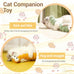 Cat Toys Pillows 3 Pack with 100% Natural Catnip for Large Indoor Cats Kicker Toys