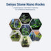 Seiryu natural stones 5lb 2-6 inch for aquariums, fish tanks, bonsai, terrariums and indoor gardens