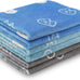 3-pack Soft Fluffy Elephant Pattern Pet Blanket Flannel Throw for Small Dogs and Cats Blue/Pink/Yellow 23x16 inch
