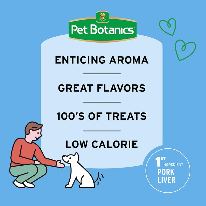 pet botanics 10 oz bacon flavor training rewards soft chewy treats for small dogs
