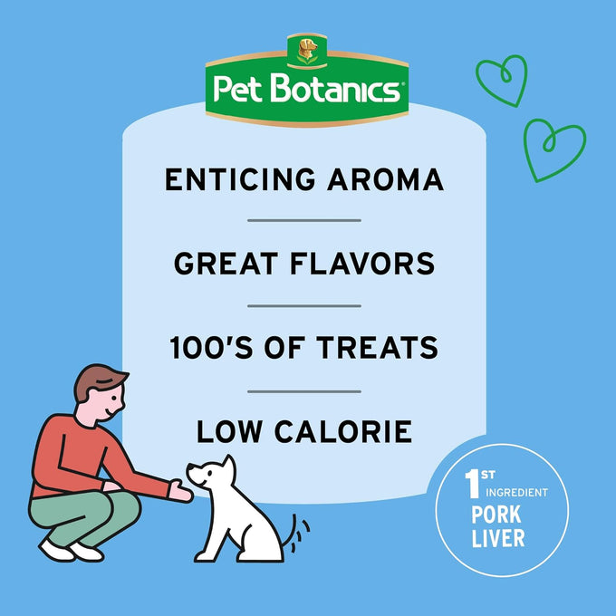 pet botanics 10 oz bacon flavor training rewards soft chewy treats for small dogs