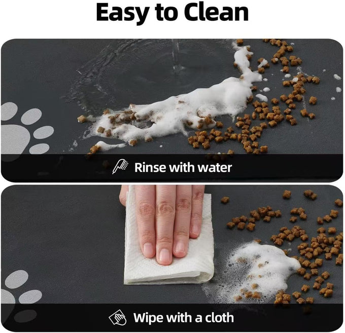 pador pet feeding mat absorbent dog mat for food and water bowl easy clean puppy supplies accessories