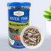 Amzey 2.3 oz dried whole river fish for turtles, terrapins, reptiles, and large tropical fish - natural and healthy