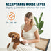 2-in-1 pet dryer with slicker brush for small dogs and cats, 300 watts, adjustable temperature