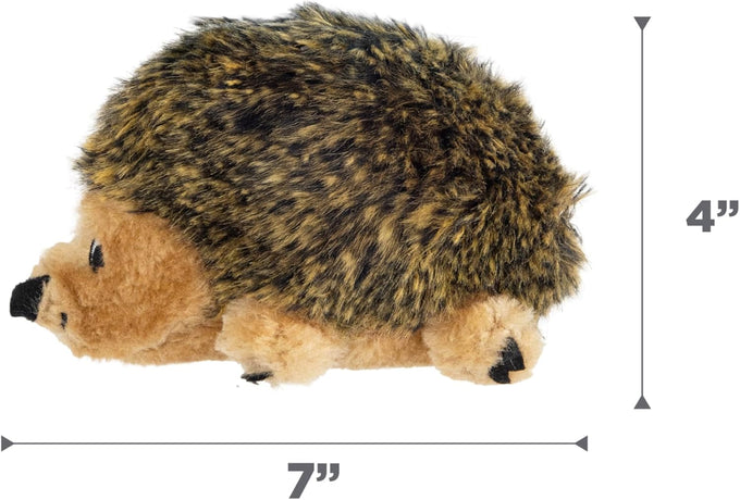 Outward Hound Hedgehogz Soft Plush Hedgehog Squeaks Dog Toy 6" x 4" x 4.5" available in multiple sizes