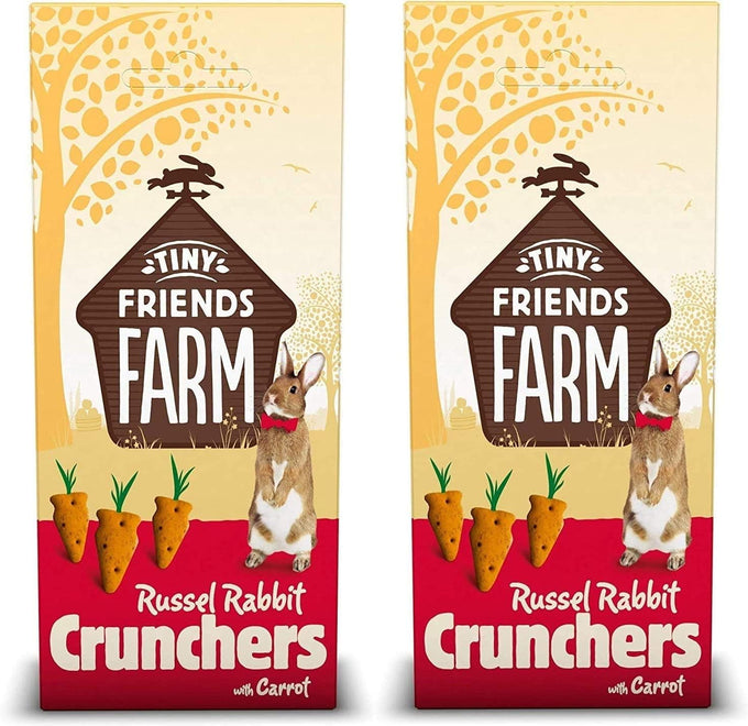 Russel Rabbit Carrot Crunchers Treats, 4.2-oz, Healthy Snacks, Pack of 2