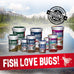 Fluval Bug Bites Brown Fish Food, Tropical Flakes for Small to Medium Fish, 3.17 oz, A7348, High-Protein Diet