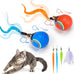 Baborui Automatic Interactive Cat Toy Ball for Small/Medium/Large Cats - Blue