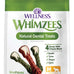 Whimzees Wellness Brushzees Small Size Dog Dental Treats, 24 Count, 12.7 oz Bag – VOHC Accepted Chews for Fresher Breath, Plaque & Tartar Reduction, and Gum Health.