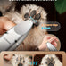 oneisall 4 in 1 dog grooming kit with lcd display, dog hair trimmer for paw nail grinder, rechargeable cordless low noise ipx7 waterproof pet clippers, 3-speed, 1200mAh battery