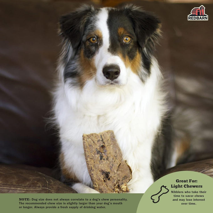 Redbarn natural beef lung chopper treats for dogs, premium made in usa, single ingredient, high protein, low fat, 9 oz bag