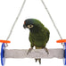 Sweet Feet and Beak XSmall Pumice Perch Bird Swing - Blue, 4.5 Inches, Safe Bird Cage Accessories for Small Birds