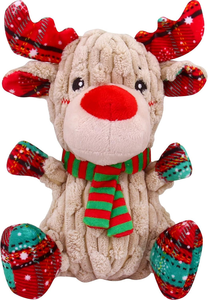 loncoldy plush chew toys for large dogs, crinkle stuffed animal squeaky interactive toys for small medium large dogs