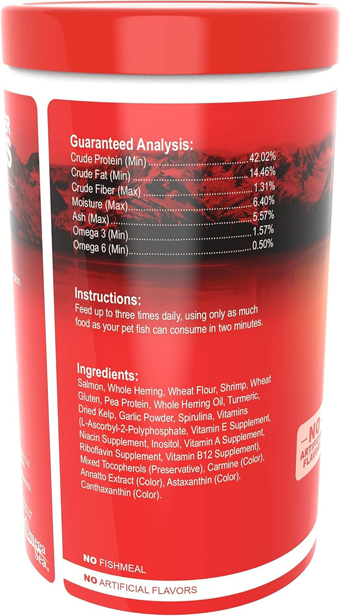 omega one freshwater flakes 5.3 oz nutrient rich color boosting flakes for strong immune systems