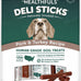 Healthfuls Deli Sticks Pork and Turkey Dog Treats, Human-Grade, Gluten-Free, 10 Count Bag