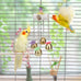 Bird Parrot Bells Toy for Budgie Parakeet Cockatiel Conure African Grey Lovebird with Sweet Sound