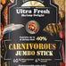 Ultra Fresh Monster Fish Food, Wild Sword Prawns, Carnivorous Jumbo Stick for Oscars and Tropical Fish, 3.53 oz