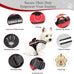 Opstin service dog vest with ID tag and 50 ADA cards, service dog harness in sizes X small to XX large, metal dog tag with ruggedized clip