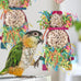 bissap 2pcs parrot foraging shredder toys sola balls sepak takraw for cockatiels parakeets conures love birds cage toy