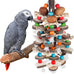 bbjinronjy natural bird chewing toys for african grey, macaws, conure, cockatoos, cockatiel and small birds