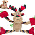 Platypus Stuffed Large Dog Toy - Interactive Plush Chew Toy with Crinkle Paper and Squeaker for Small Medium Large Dogs