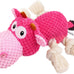 IOKHEIRA Carrot Orange Cattle Cotton Dog Squeaky Plush Toy for Large Aggressive Chewers