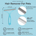 Copper Pet Hair Remover and Plastic Fabric Shaver for Carpets, Sofas, and Pet Beds