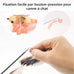 Realistic handcrafted 11 birds cat toy refills with bell, clips for wand attachments, indoor cat entertainment