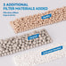 Tetra Whisper Bio-Bag Filter Cartridges Large, 6-in-1 16-Pack for 20-60 Gallon Aquariums, Low-Dust Install
