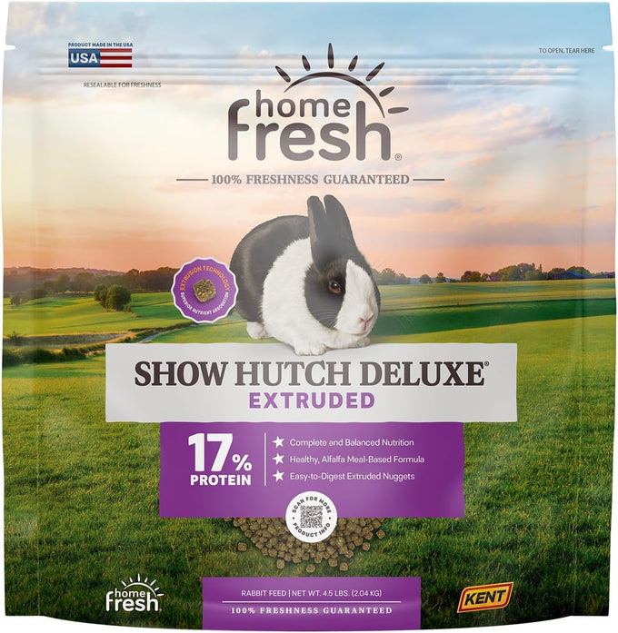 Blue Seal Fresh Show Hutch Deluxe 17 Rabbit Food with Resealable Packaging for Optimal Digestion and Healthy Growth
