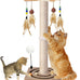 paroto sisal cat tree tower scratching post for indoor cats adults kittens interactive toys 25 inches