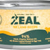 zeal new zealand high protein grain free wet cat food with superfoods beef 6oz can 12 pack
