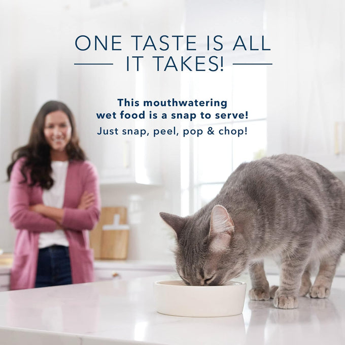 Blue Buffalo Tastefuls Spoonless Singles 2.6-oz Twin-Pack Trays Beef Entrée 24 Count