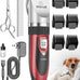 oneisall gold dog clipper kit rechargeable low noise pet shaver for dogs cats pets