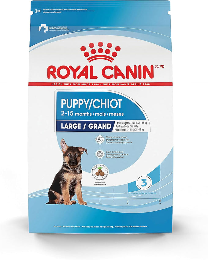 Royal Canin Large Puppy Dry Dog Food, 40 lb Bag