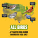 Cool Birds 10 lb Classic Blend Bird Seed with Black Oil Sunflower, White Millet, Safflower, Peanuts & Sunflower Hearts