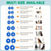BENCMATE soft inflatable dog cone collar alternative for small medium large dogs and cats, medium, blue