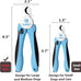 gonicc professional pet nail clippers for large dogs with safety guard and razor sharp blade