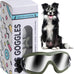 Laser Dog Sunglasses with UV Wind Dust Fog Protection for Medium or Large Pets