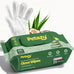 petazy pet glove wipes for dogs and cats hypoallergenic thick cleaning gloves with aloe coconut oil, 25 pack