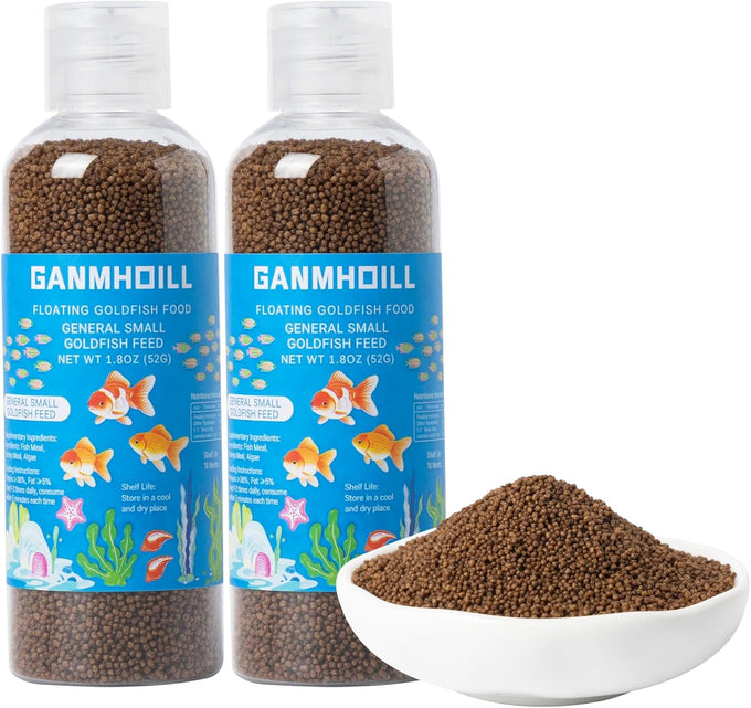 Natural Color Enhancing Pond Fish Food with Antarctic Krill & Spirulina for Koi & Goldfish, Moisture-Proof Packaging