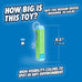 chuckit! amphibious bumper fetch stick toy for medium dogs - floats in water - interactive dog toys