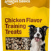 Amazon Basics Chicken Flavor Training Treats with Peanut Butter and Banana, 2 lb Bag, No Fillers, for Dogs