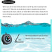 Carefree fish tank air stone with 2-inch air stone and 3ft silicone tubing for freshwater and saltwater aquariums