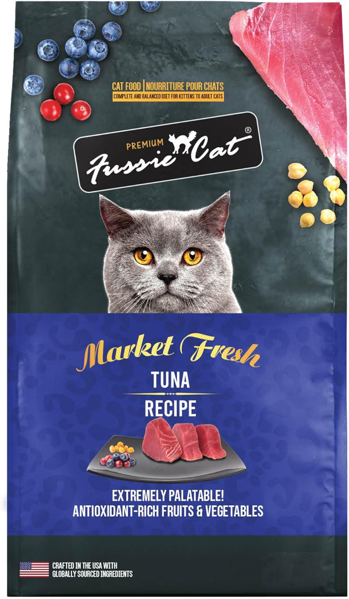 Fussie Cat Market Fresh Duck Recipe Dry Cat Food 10lb Bag 100% Grain-Free