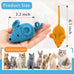 Retro Shaw Crochet Mice Cat Toys, 3 Pcs Durable Yarn Cat Mouse Toys for Indoor Cats with Catnip & Silvervine